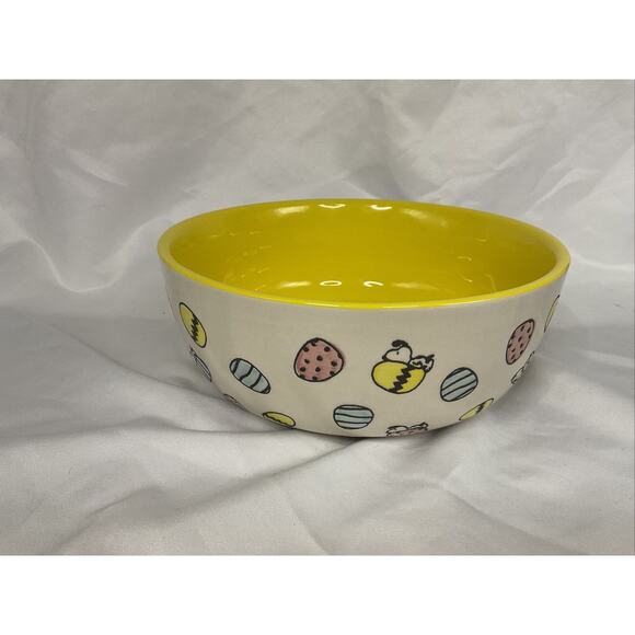 NEW PEANUTS SNOOPY EASTER BEAGLE & EGG LARGE SERVING BOWL - Picture 5 of 11
